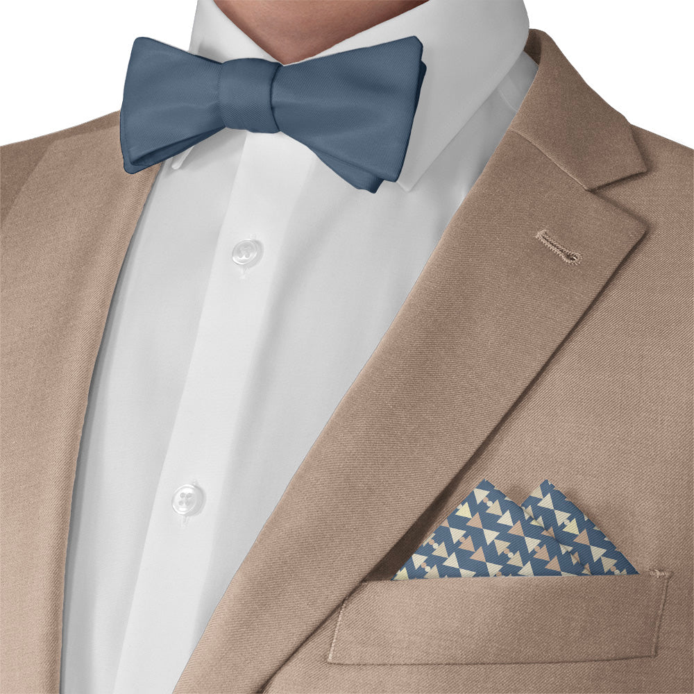 Lauf Pocket Square - Matching Bow Tie - Knotty Tie Co.