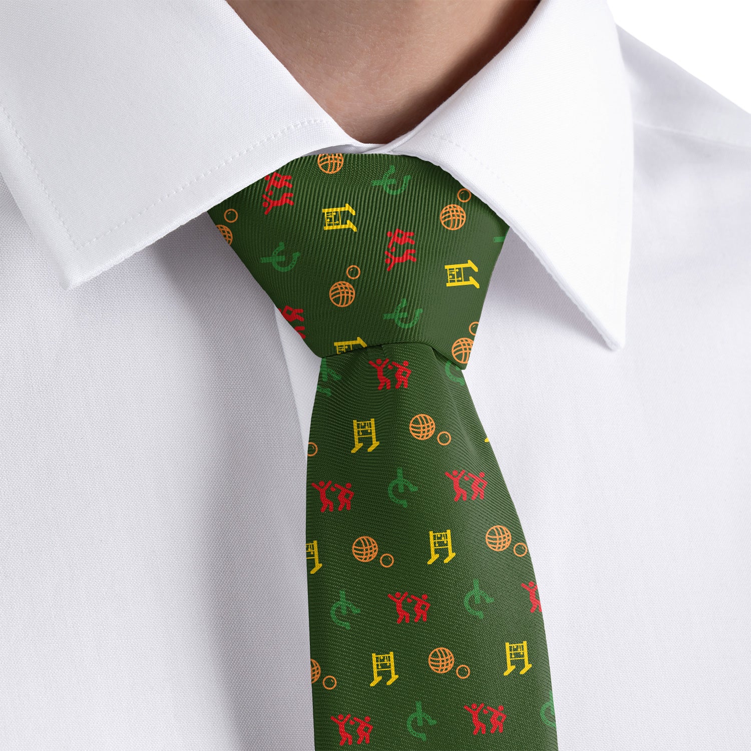 Lawn Games With Friends Necktie - Dress Shirt - Knotty Tie Co.