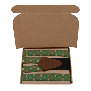 Lawn Games With Friends Suspenders - Kraft Gift Box Packaging - Knotty Tie Co.