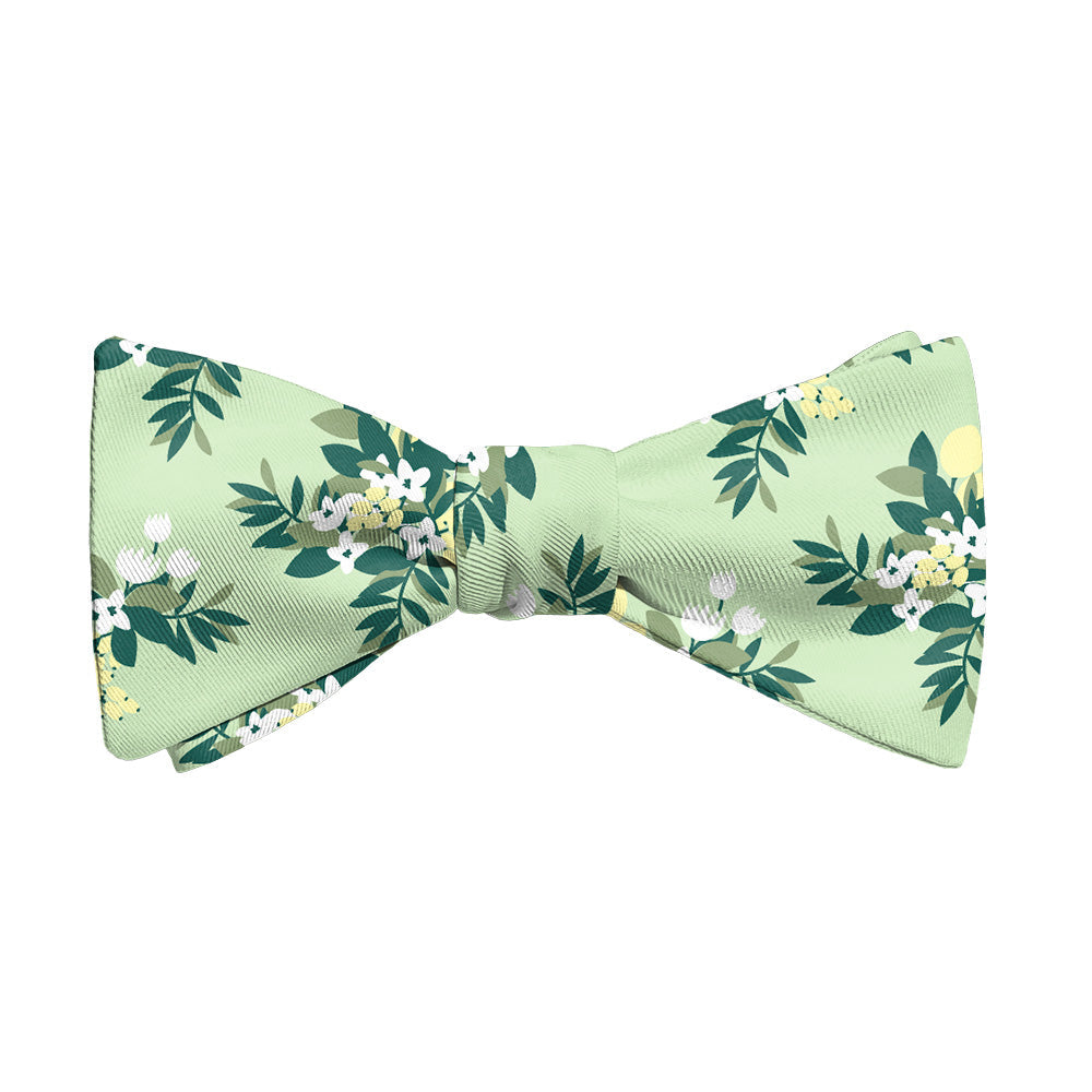 Lemon Blossom Bow Tie - Adult Extra-Long Self-Tie 18-21" - Knotty Tie Co.