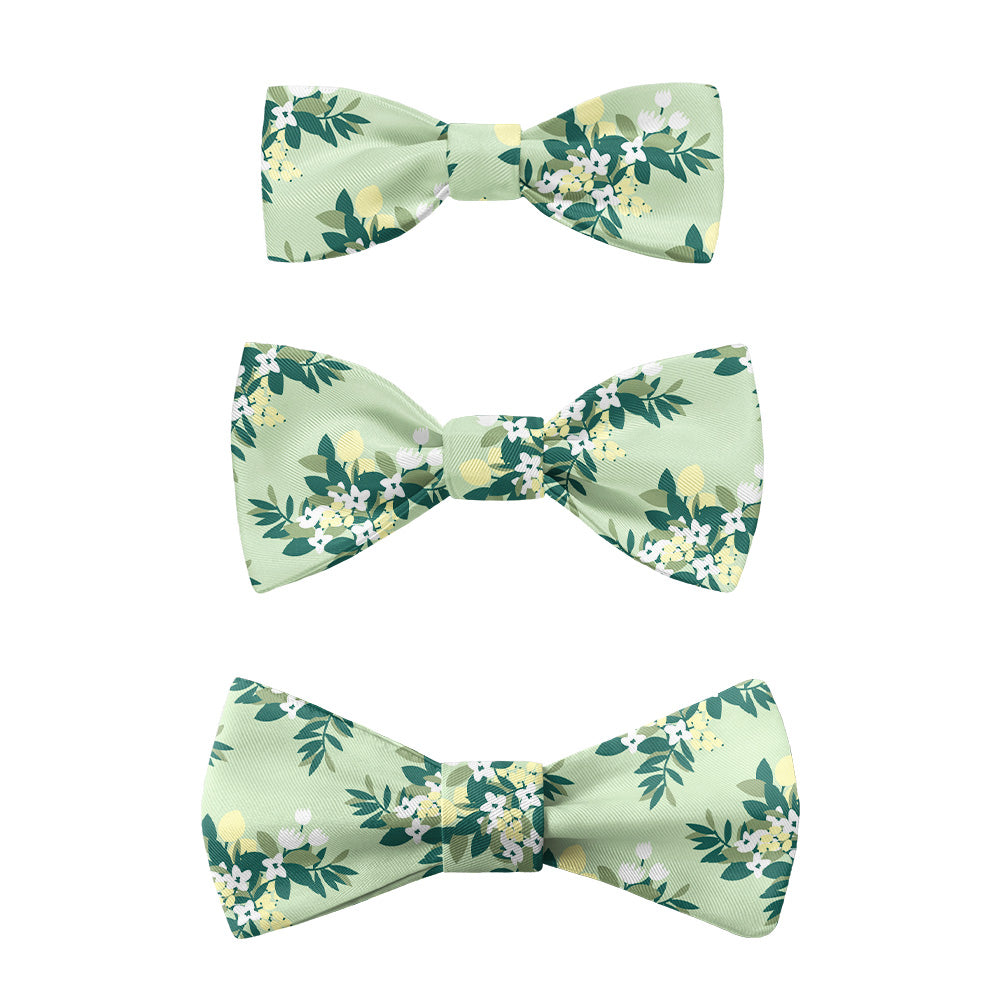 Lemon Blossom Bow Tie - Kids Pre-Tied 9.5-12.5" - Knotty Tie Co.