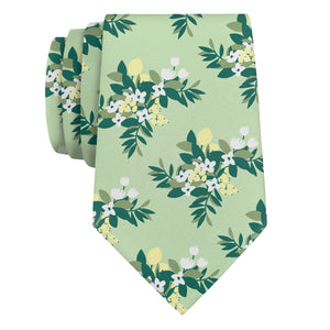 Lemon Blossom Necktie - Rolled - Knotty Tie Co.