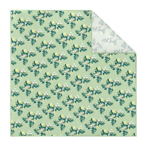 Lemon Blossom Pocket Square - Printed - Knotty Tie Co.