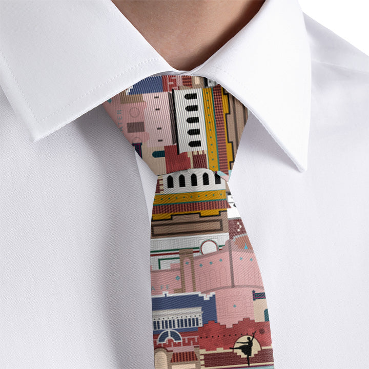 Lincoln Park Facades Necktie - Dress Shirt - Knotty Tie Co.