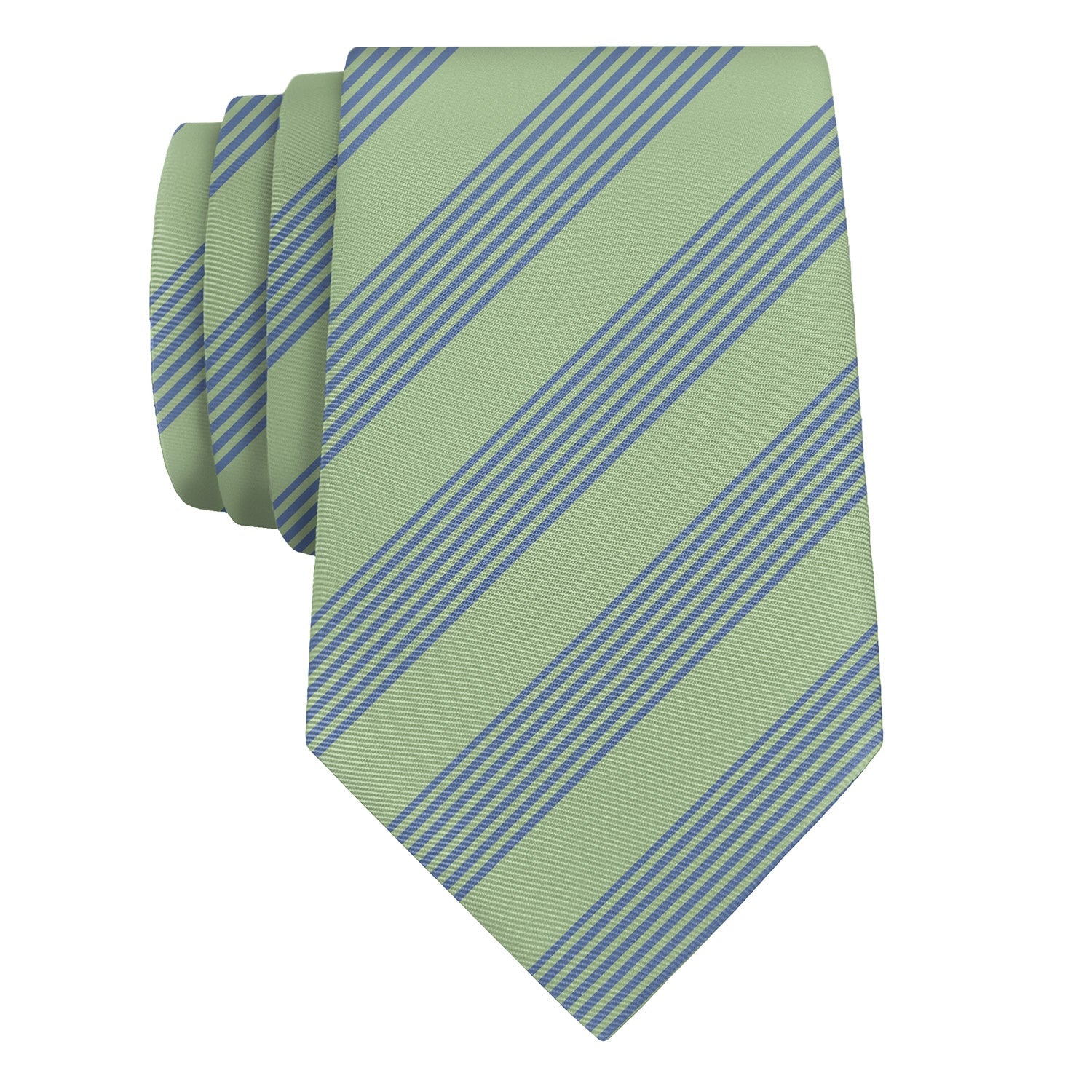 Lincoln Stripe Necktie - Rolled - Knotty Tie Co.