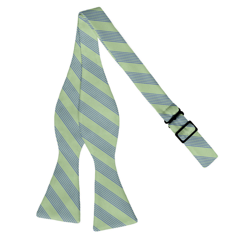 Lincoln Stripe Bow Tie - Adult Standard Self-Tie 14-18" - Knotty Tie Co.