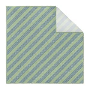 Lincoln Stripe Pocket Square - Printed - Knotty Tie Co.