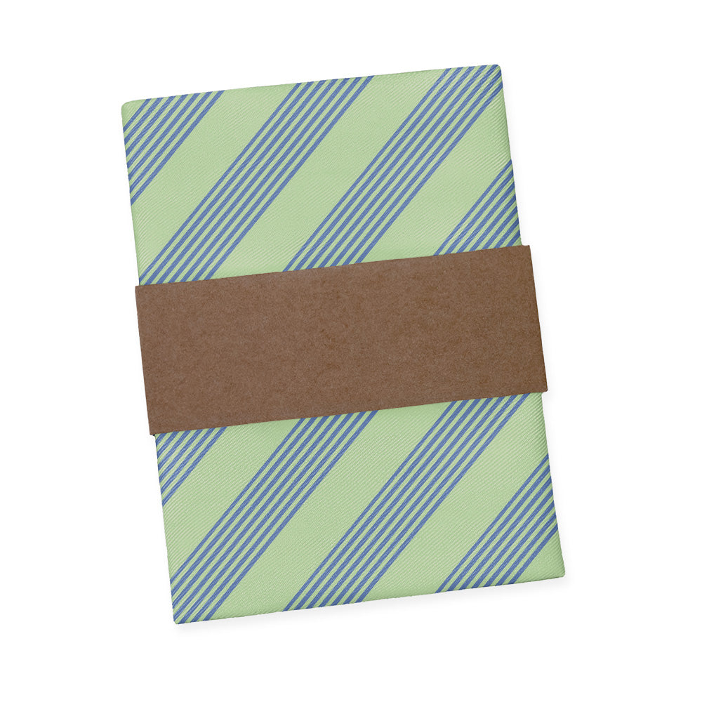 Lincoln Stripe Pocket Square - Packaging - Knotty Tie Co.