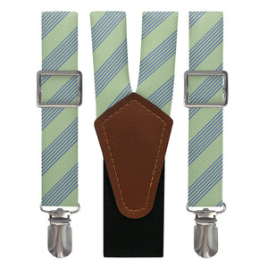 Lincoln Stripe Suspenders - Main View - Knotty Tie Co.