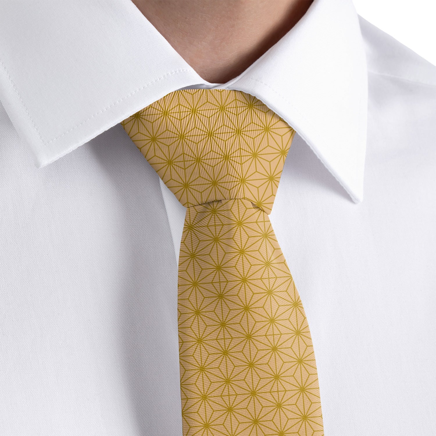 Link Geometric Necktie - Rolled - Knotty Tie Co.