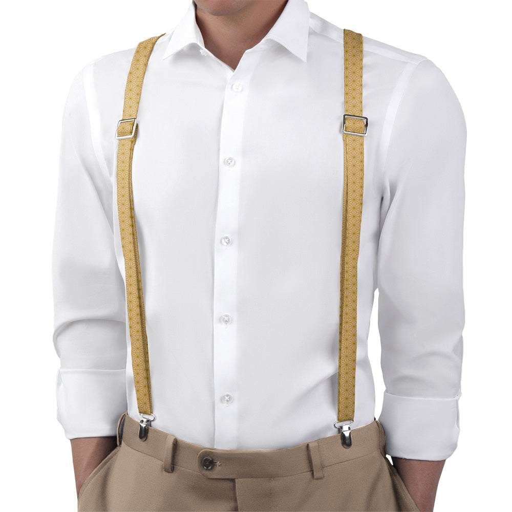 Link Geometric Suspenders - Main View - Knotty Tie Co.