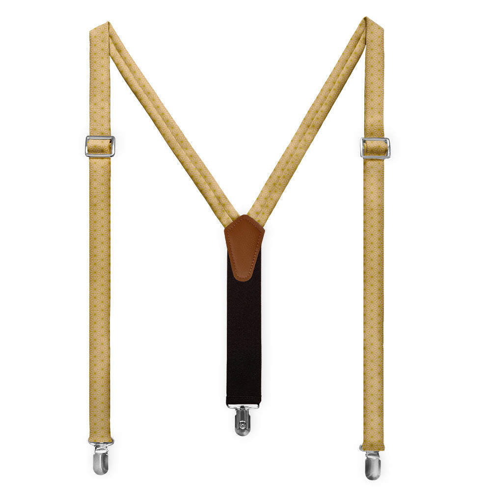 Link Geometric Suspenders - Full Front View - Knotty Tie Co.