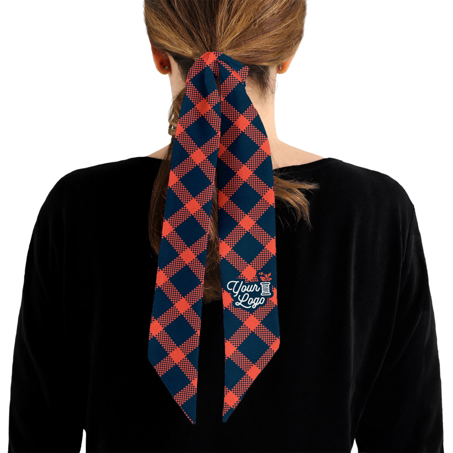 Louisiana 1 Hair Flat Lay Logo Scarf - Knotty Tie Co.