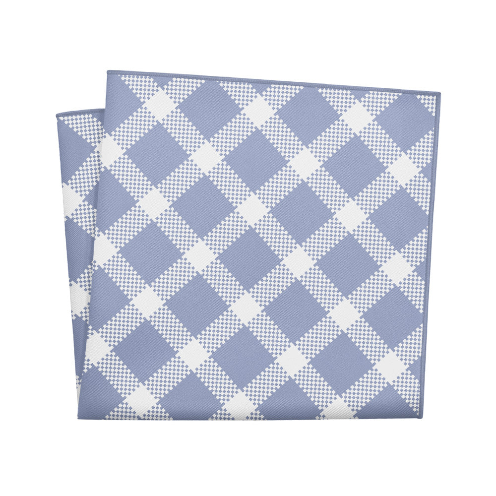 Louisiana Plaid Pocket Square - 12" Square - Knotty Tie Co.