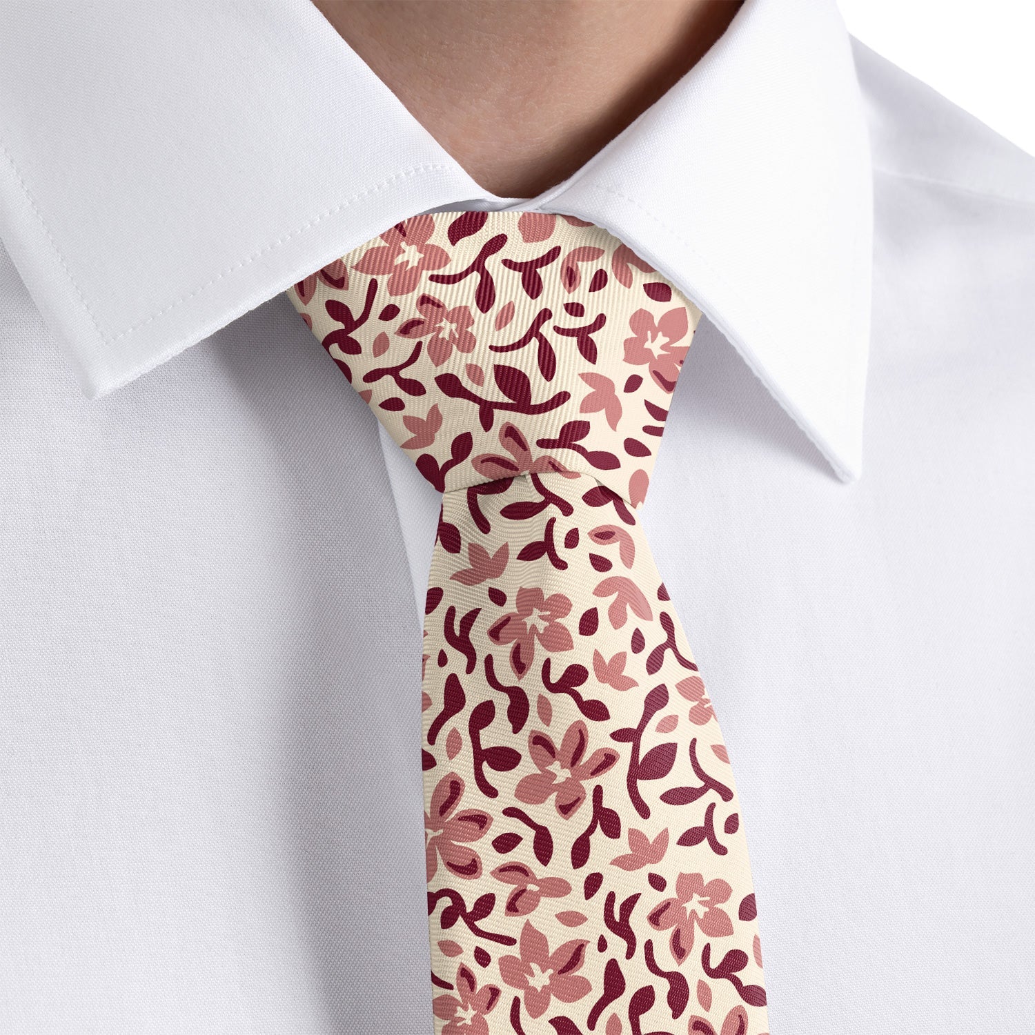 Luke Floral Necktie - Dress Shirt - Knotty Tie Co.