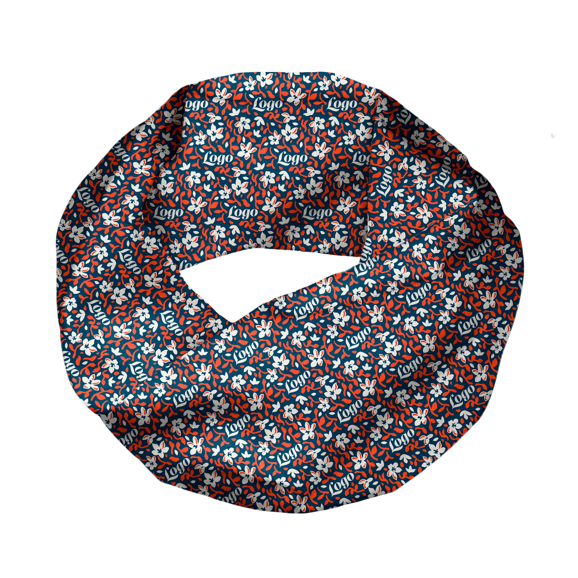 Luke Floral 2 Infinity Logo Scarf - Knotty Tie Co.