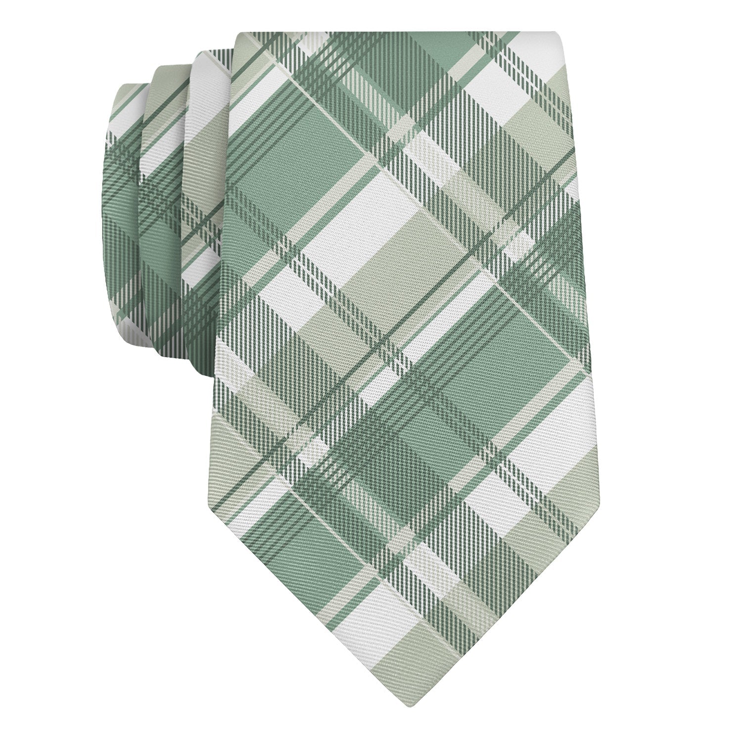 Luther Plaid Necktie - Rolled - Knotty Tie Co.