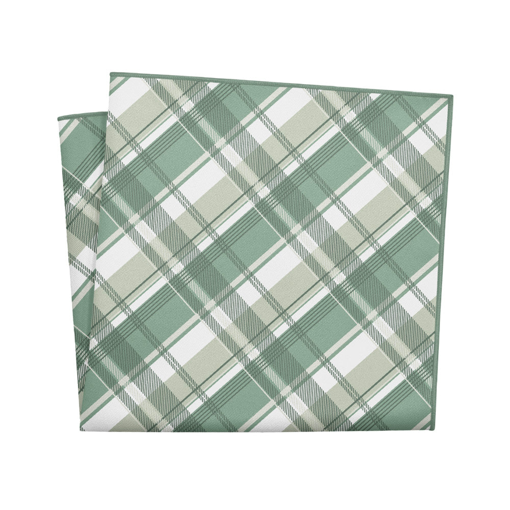 Luther Plaid Pocket Square - 12" Square - Knotty Tie Co.