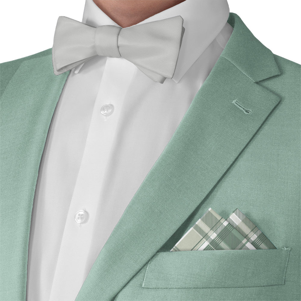 Luther Plaid Pocket Square - Matching Bow Tie - Knotty Tie Co.