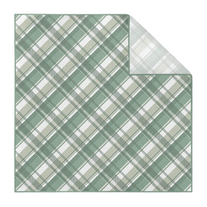 Luther Plaid Pocket Square - Printed - Knotty Tie Co.