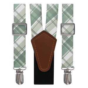 Luther Plaid Suspenders - Main View - Knotty Tie Co.