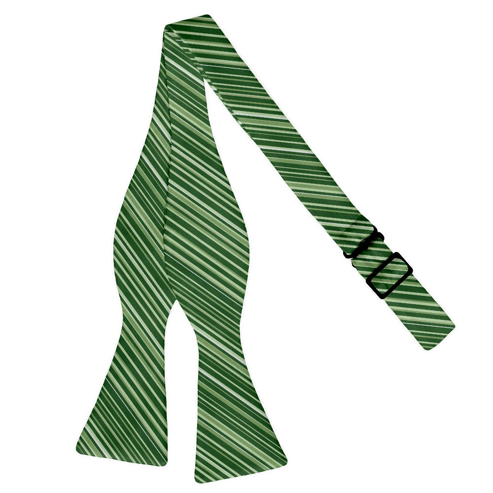 Lyle Stripe Bow Tie - Adult Standard Self-Tie 14-18" - Knotty Tie Co.