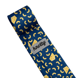 Mac N Cheese Necktie - Tag - Knotty Tie Co.