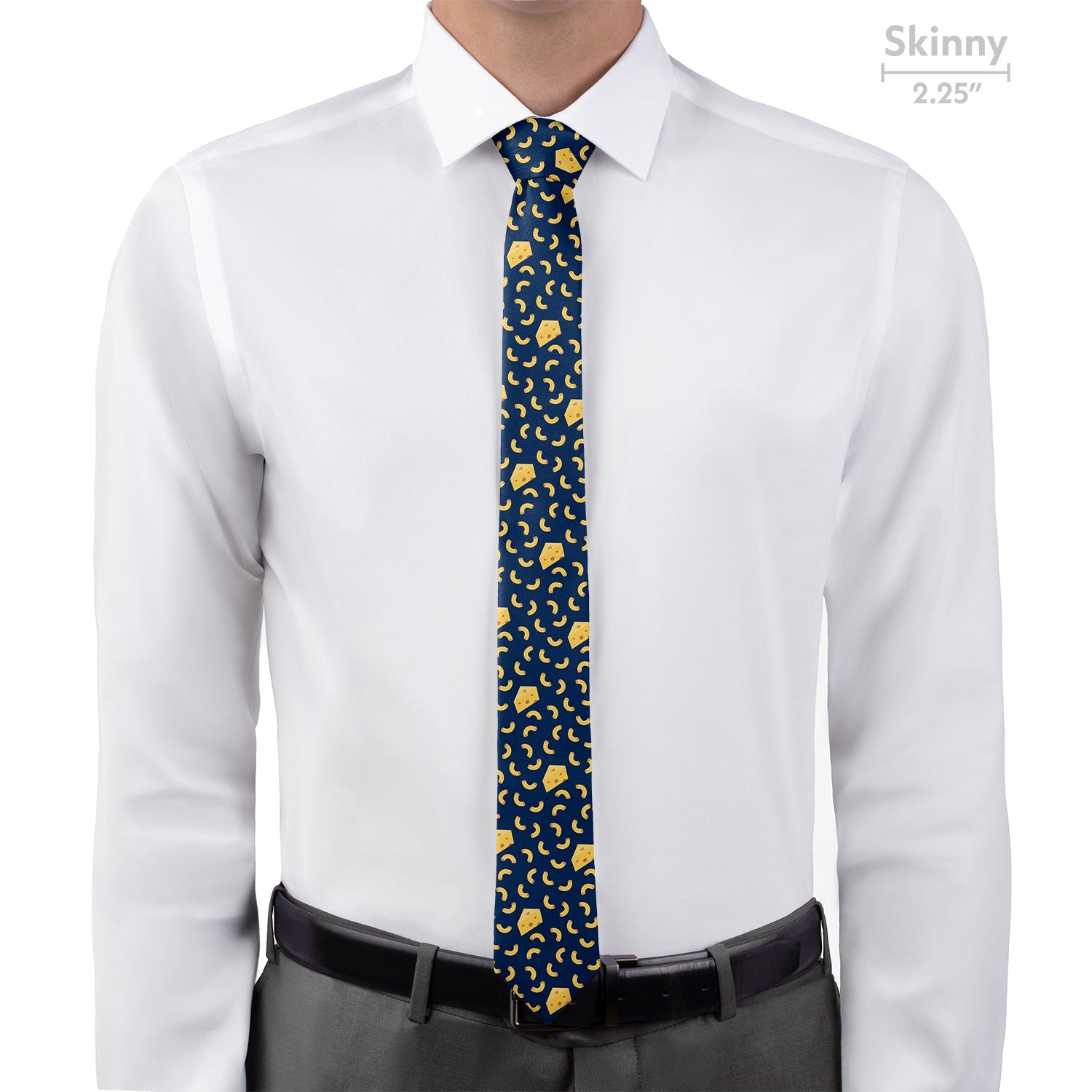 Mac N Cheese Necktie - Skinny - Knotty Tie Co.