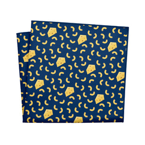 Mac N Cheese Pocket Square - 12" Square - Knotty Tie Co.