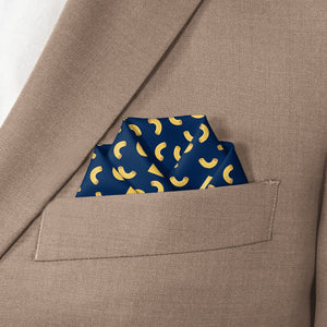 Mac N Cheese Pocket Square - Scalloped Fold - Knotty Tie Co.