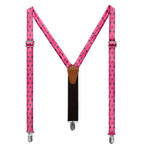 Maine State Outline Suspenders - Full Front View - Knotty Tie Co.