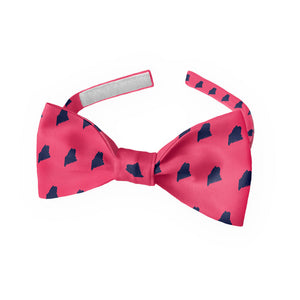 Maine State Outline Bow Tie - Baby Pre-Tied 9.5-12.5" - Knotty Tie Co.