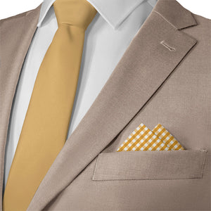 Maly Plaid Pocket Square - Matching Necktie- Knotty Tie Co.