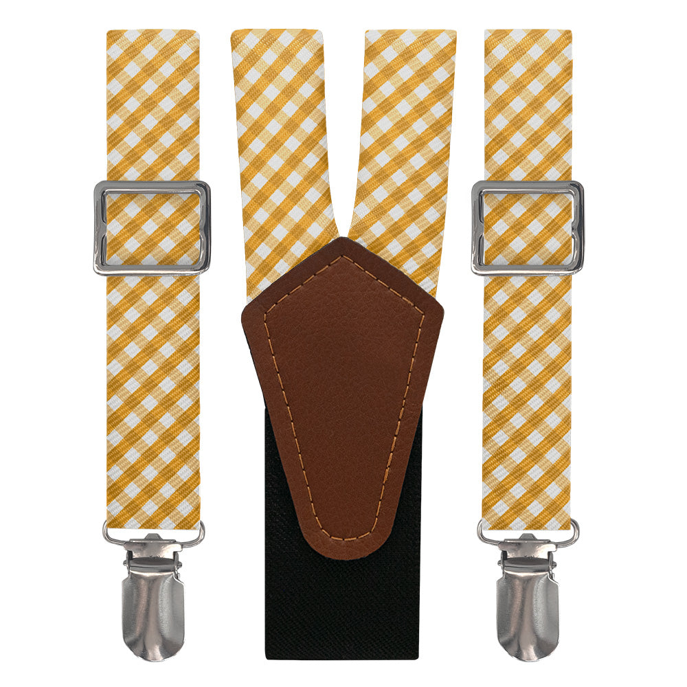 Maly Plaid Suspenders - Main View - Knotty Tie Co.