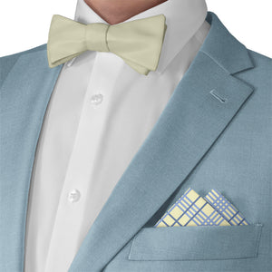 Manhattan Plaid Pocket Square - Matching Bow Tie - Knotty Tie Co.