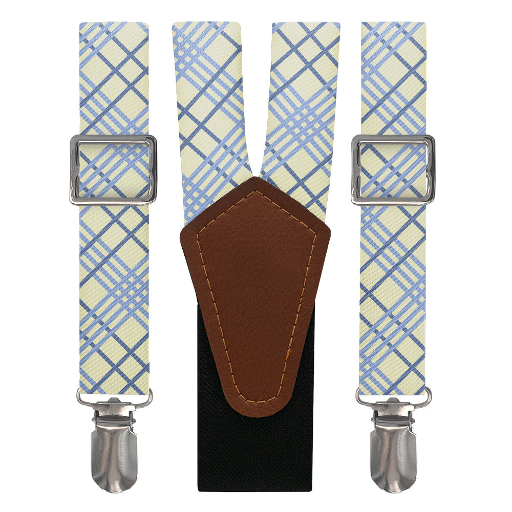 Manhattan Plaid Suspenders - Main View - Knotty Tie Co.