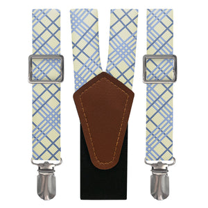 Manhattan Plaid Suspenders - Main View - Knotty Tie Co.