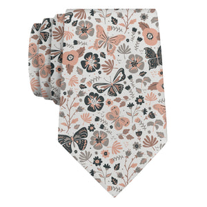 Mariposa Floral Necktie - Rolled - Knotty Tie Co.