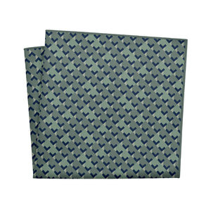 Maze Geo Pocket Square - 12" Square - Knotty Tie Co.