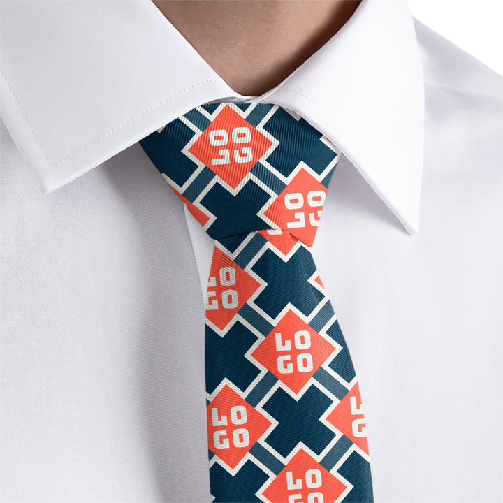 Custom Mesa 2 Logo Tie - Dress Shirt - Knotty Tie Co.