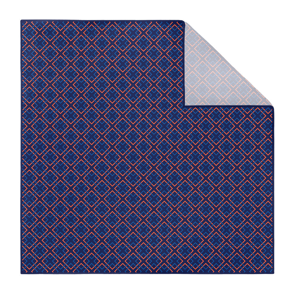 Mesa Geometric Pocket Square - Printed - Knotty Tie Co.