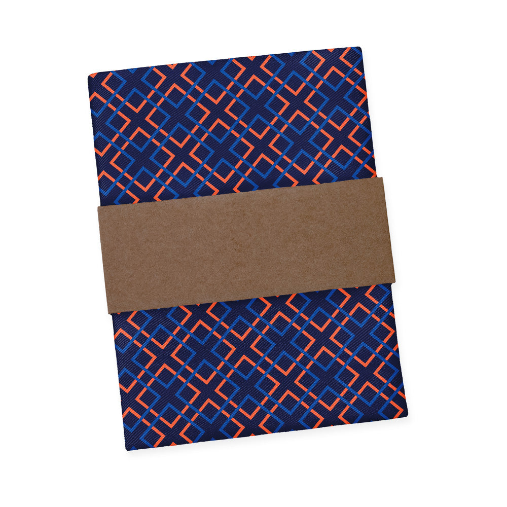 Mesa Geometric Pocket Square - Packaging - Knotty Tie Co.