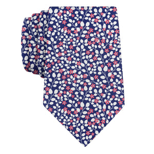 Micro Floral Necktie - Rolled - Knotty Tie Co.