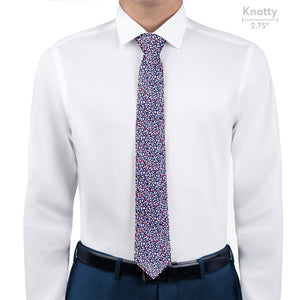 Micro Floral Necktie - Knotty - Knotty Tie Co.