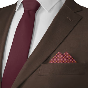 Micro Tiles Pocket Square - Matching Necktie- Knotty Tie Co.