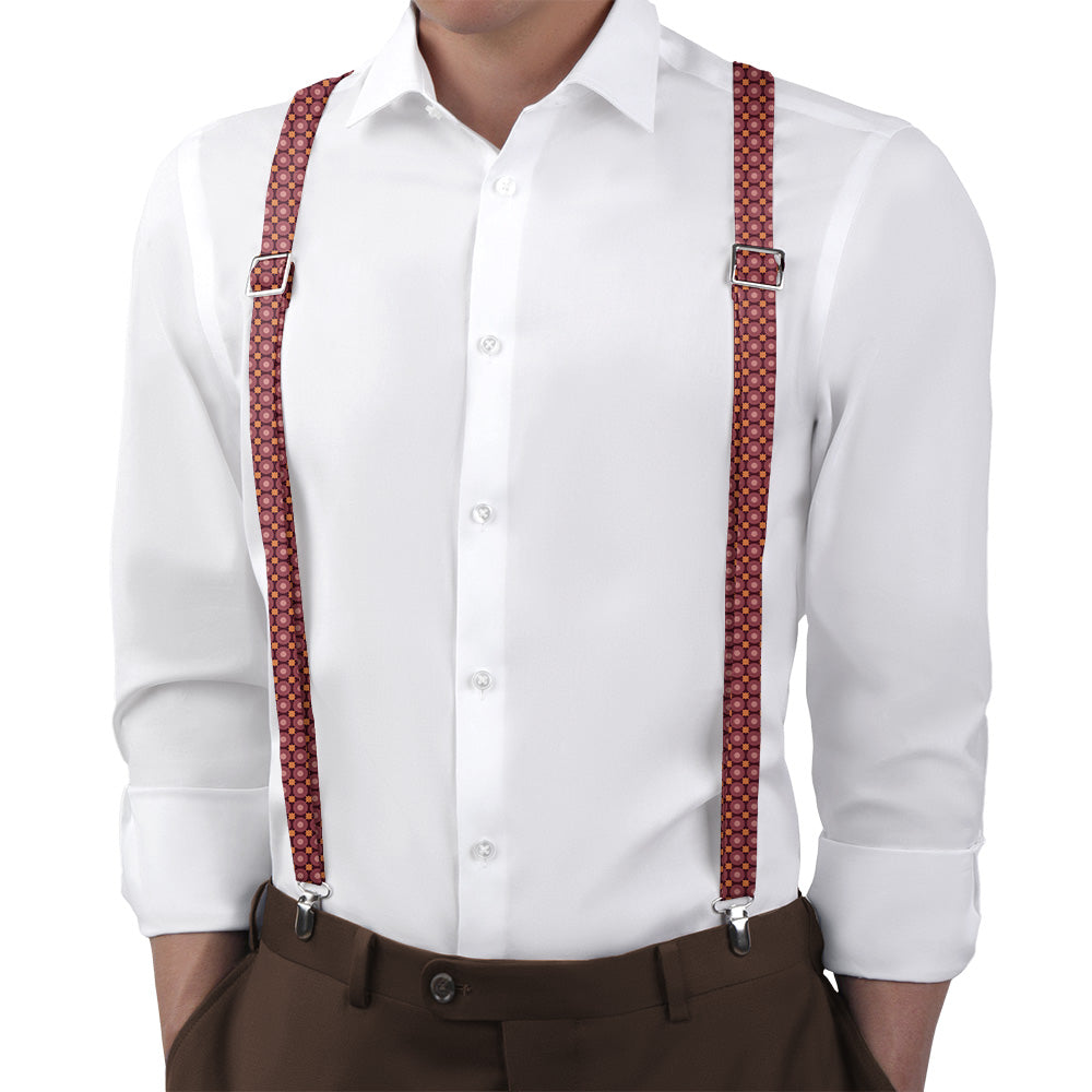 Micro Tiles Suspenders - Main View - Knotty Tie Co.