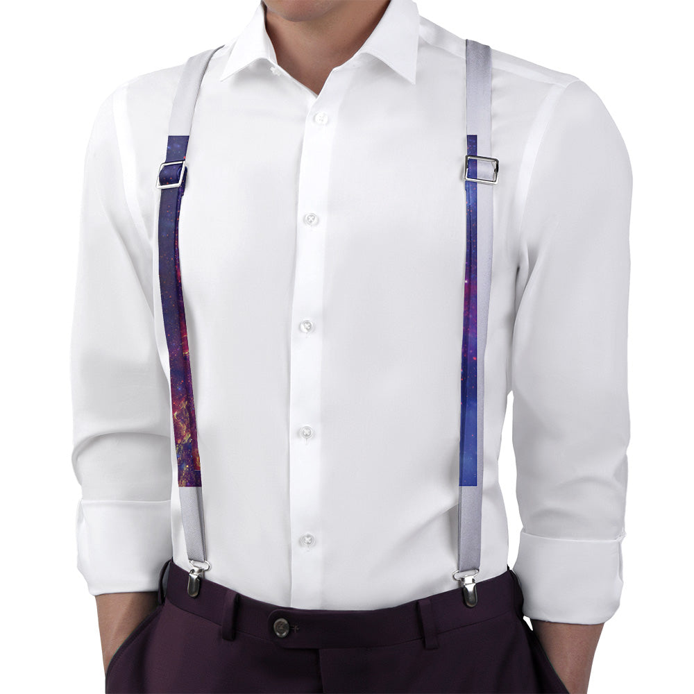 Milky Way Suspenders - Main View - Knotty Tie Co.