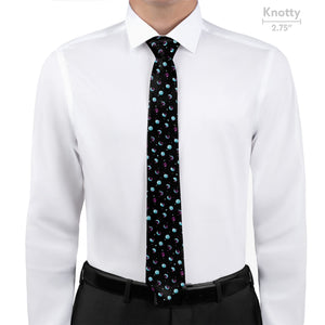 Mini Moons Space Necktie - Knotty - Knotty Tie Co.