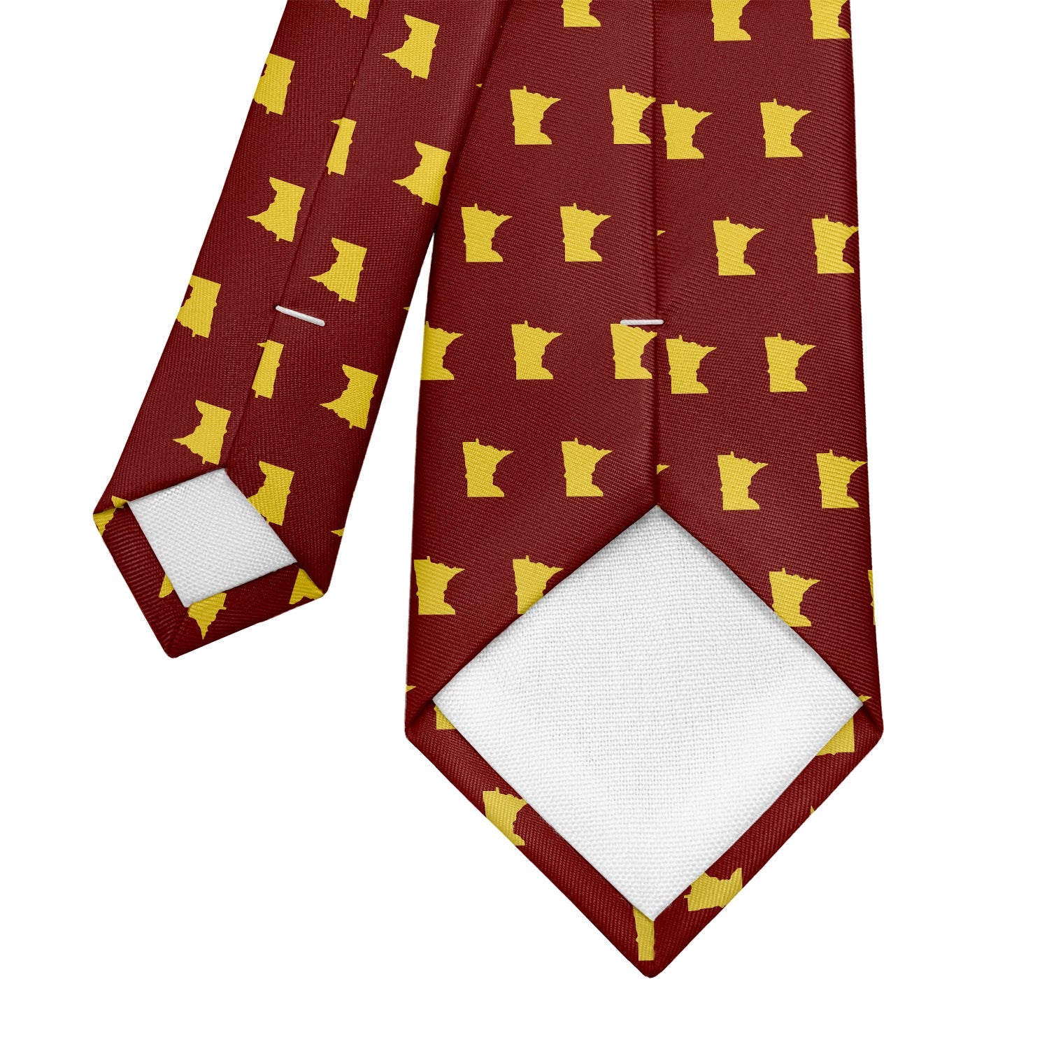 Minnesota State Outline Necktie - Tipping - Knotty Tie Co.
