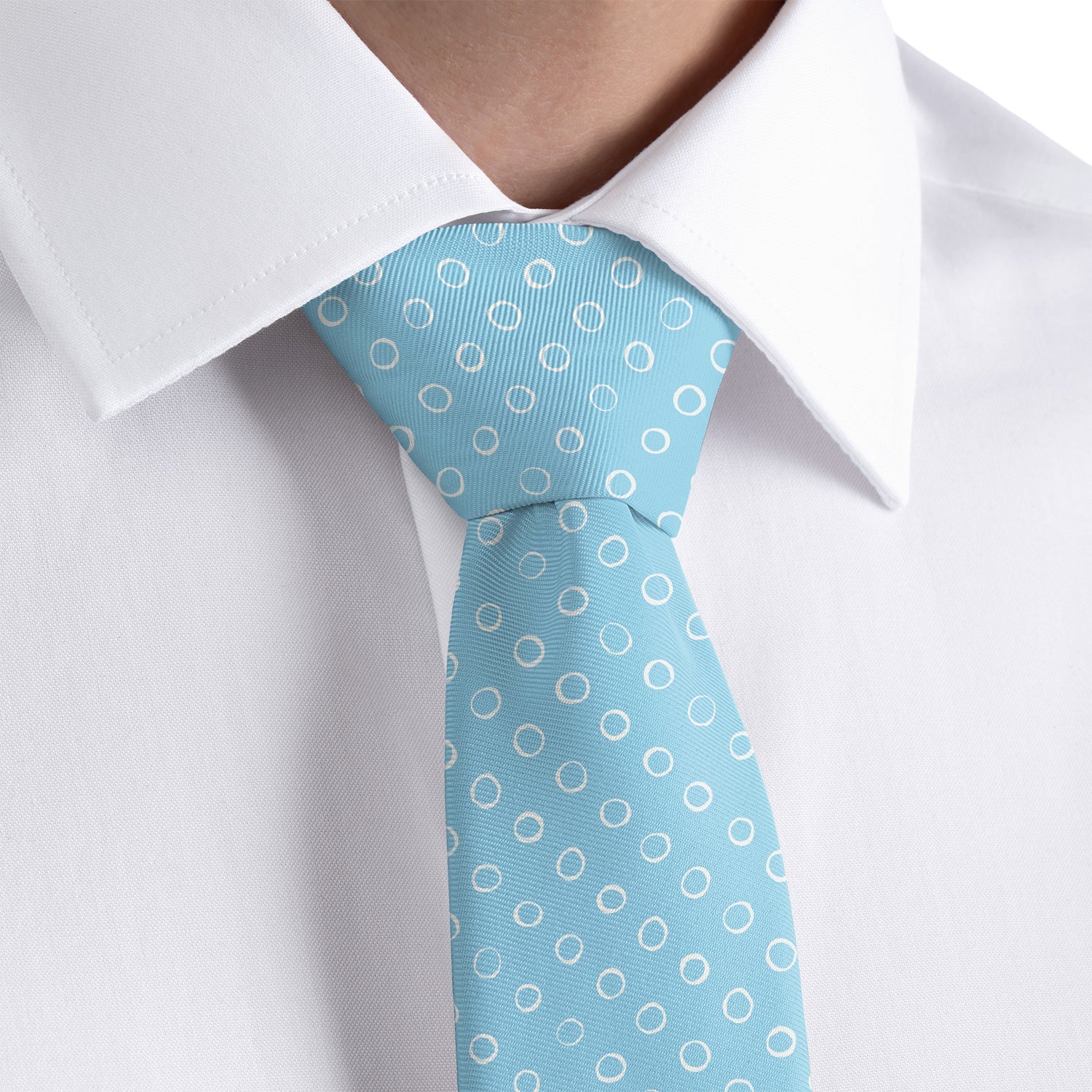 Mod Dots Necktie - Rolled - Knotty Tie Co.